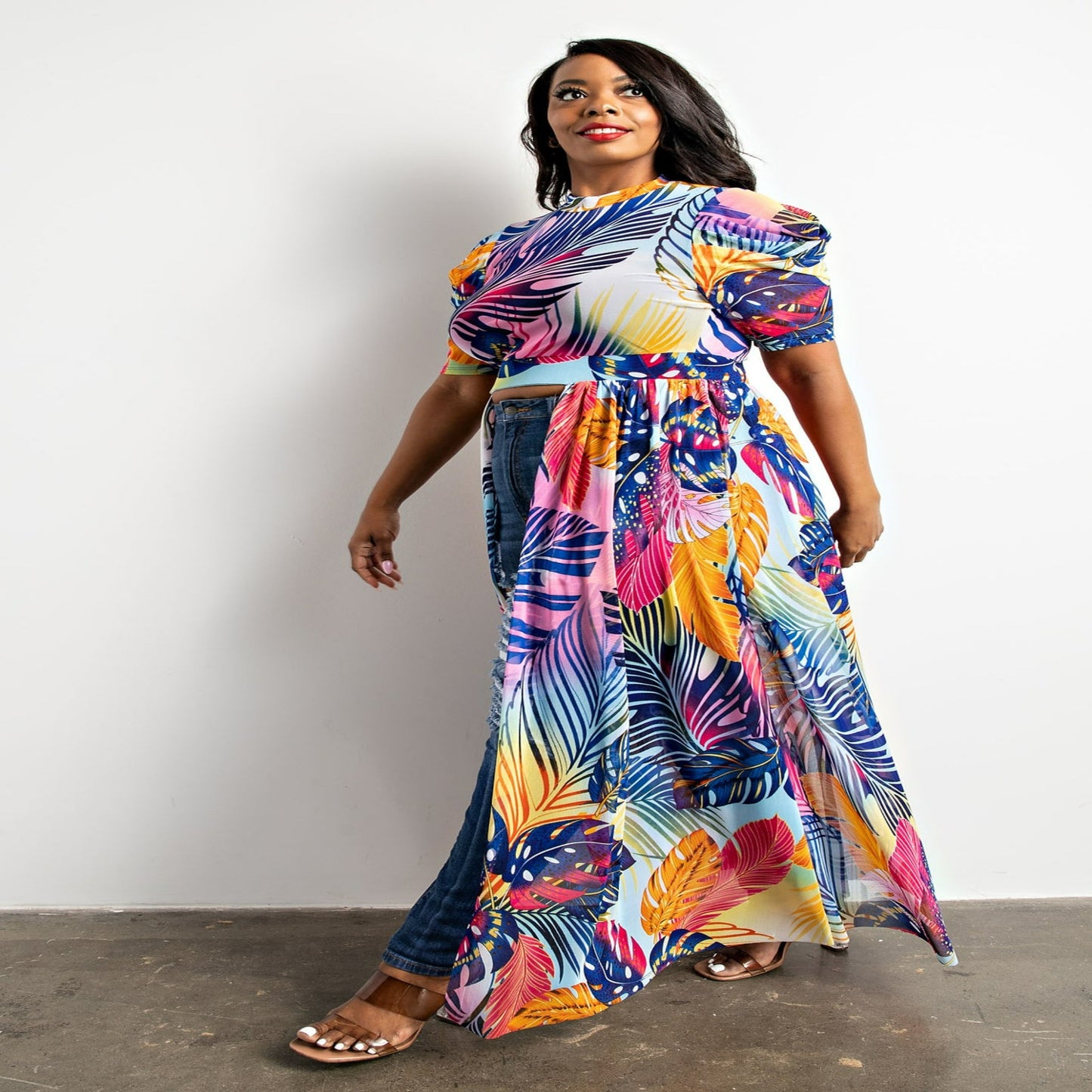 Queen Tropical Delight Maxi Top