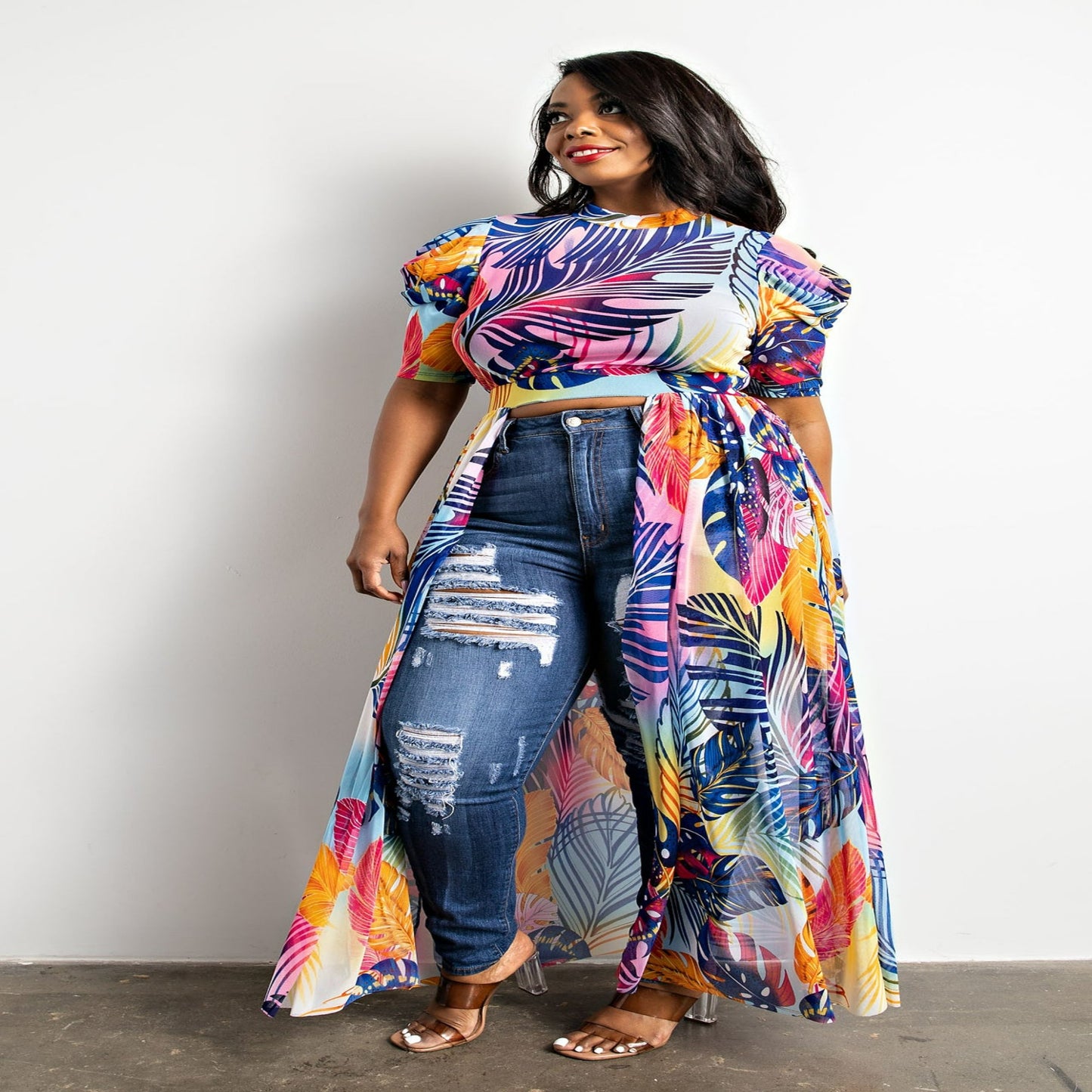 Queen Tropical Delight Maxi Top