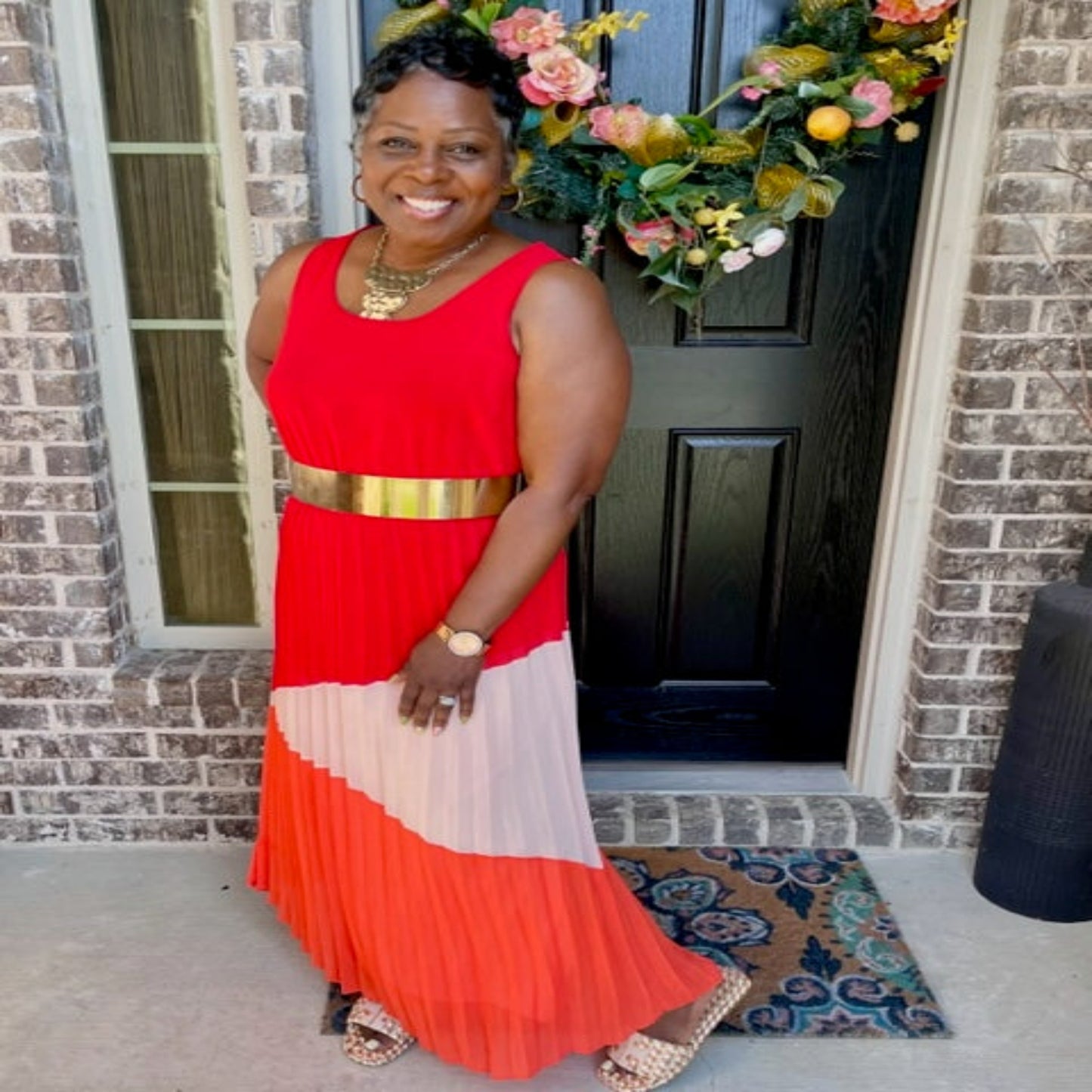 Lady VaVa Vermillion Maxi