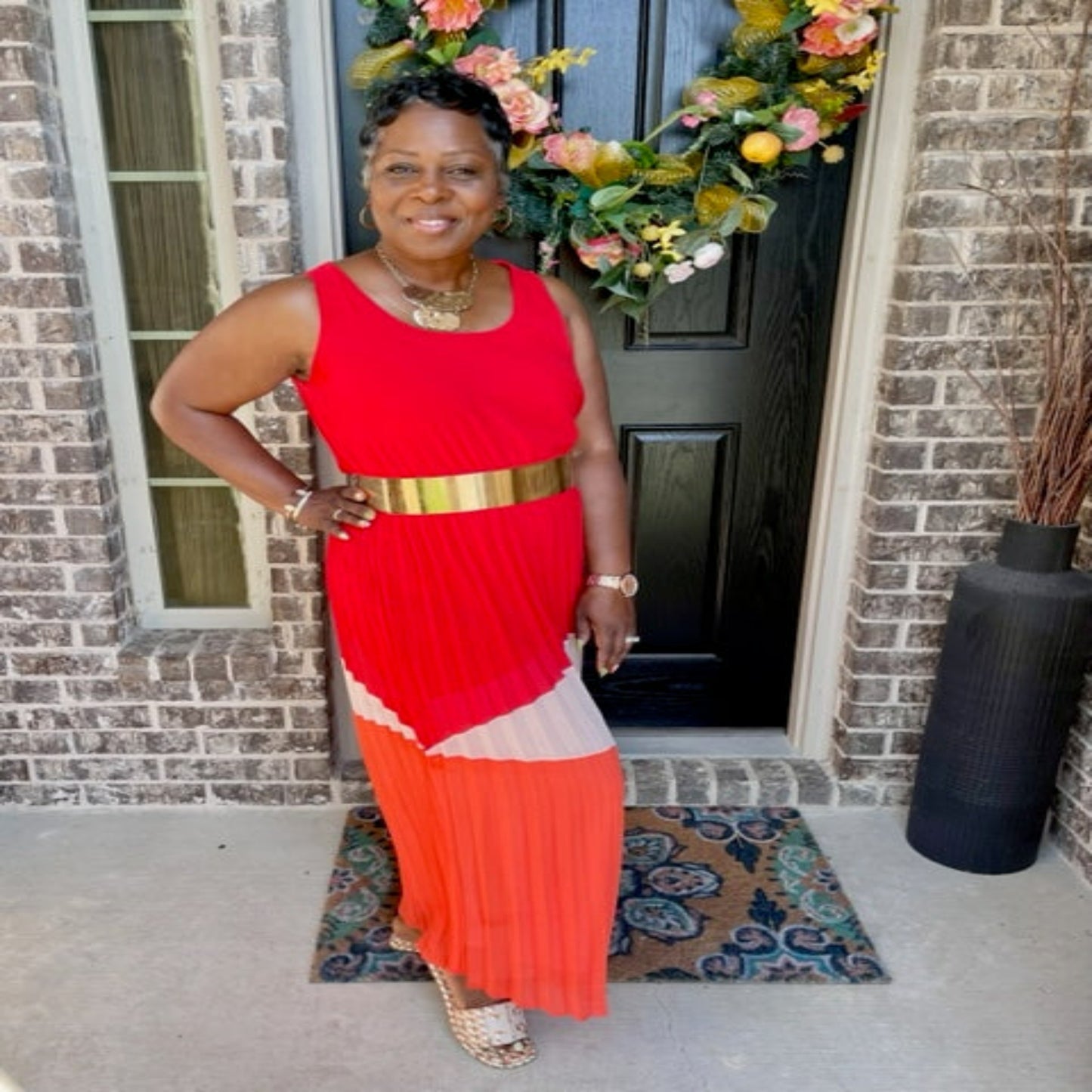 Lady VaVa Vermillion Maxi