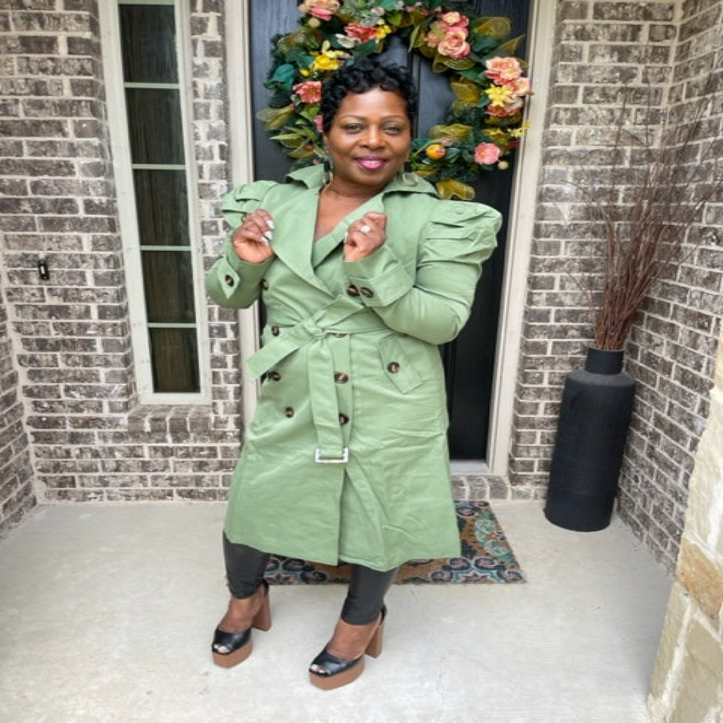 Madam Go Green Trench