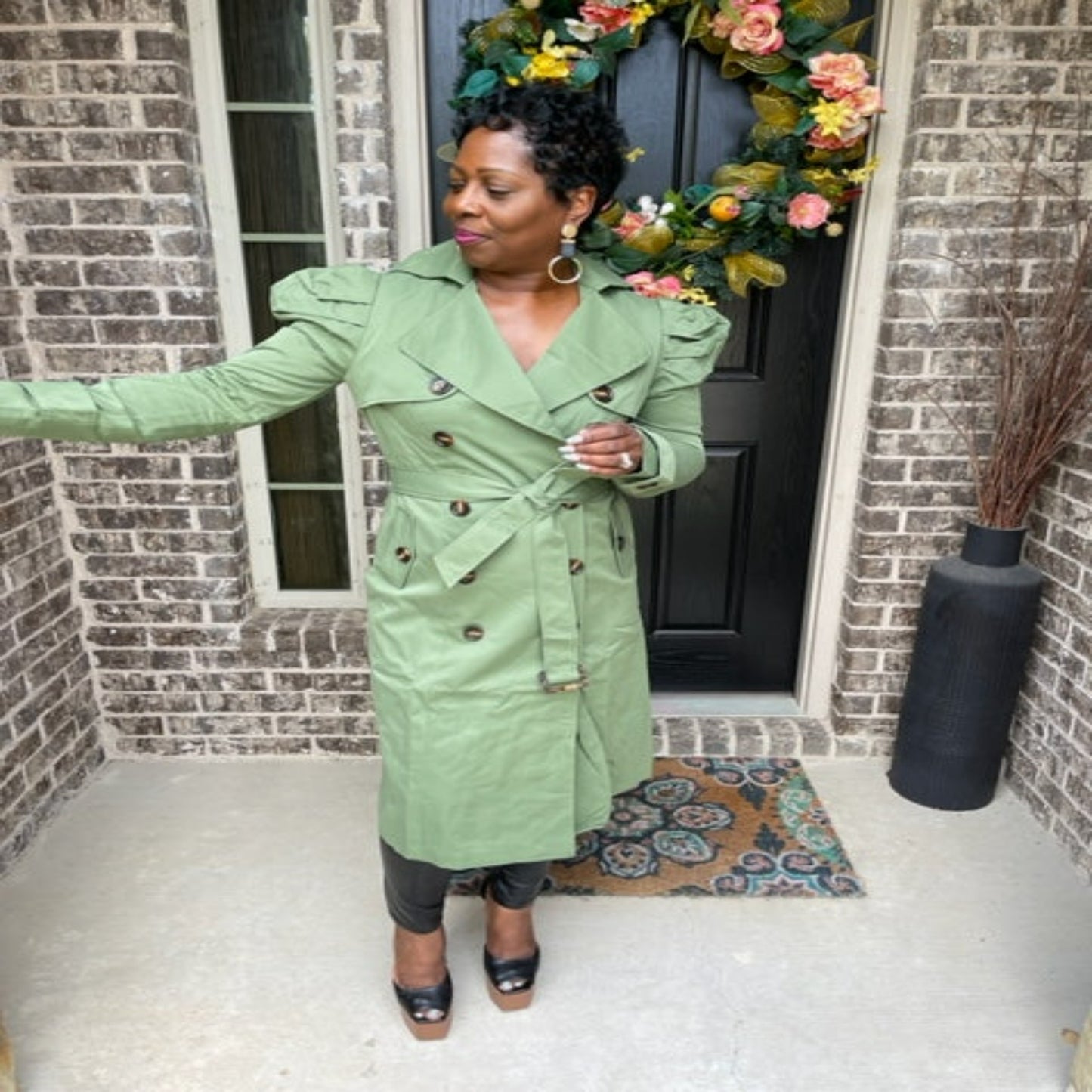 Madam Go Green Trench
