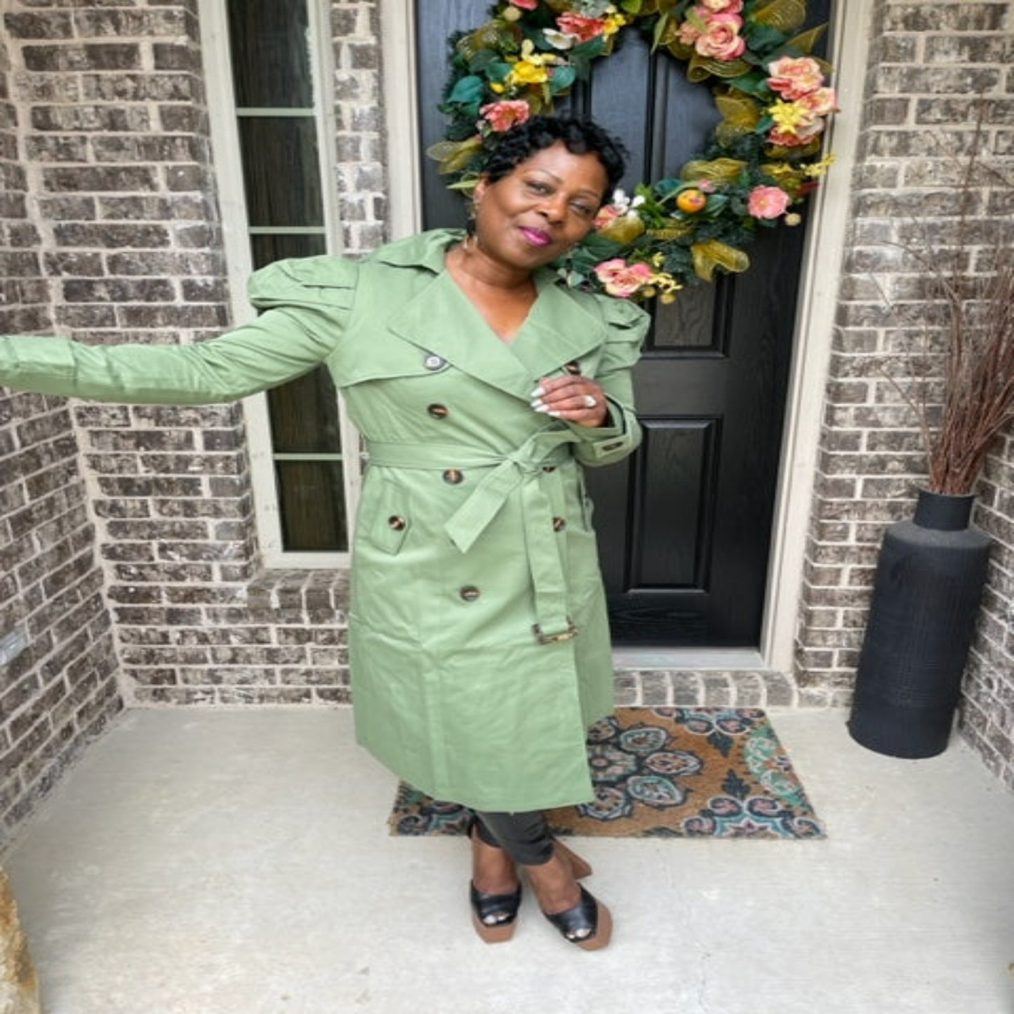 Madam Go Green Trench