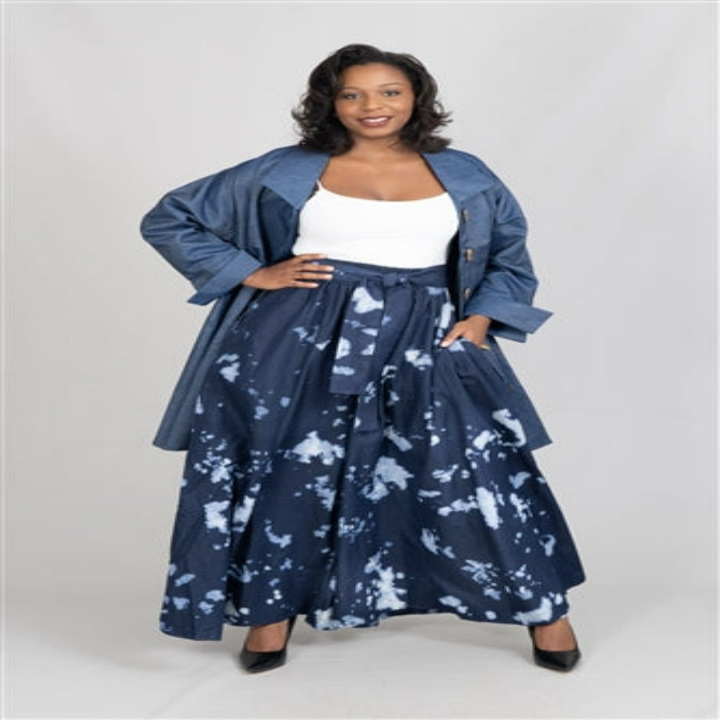 Lady Blue Cloudy