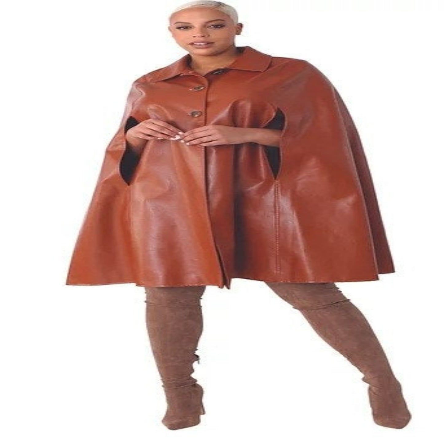 Cognac Cape Jacket