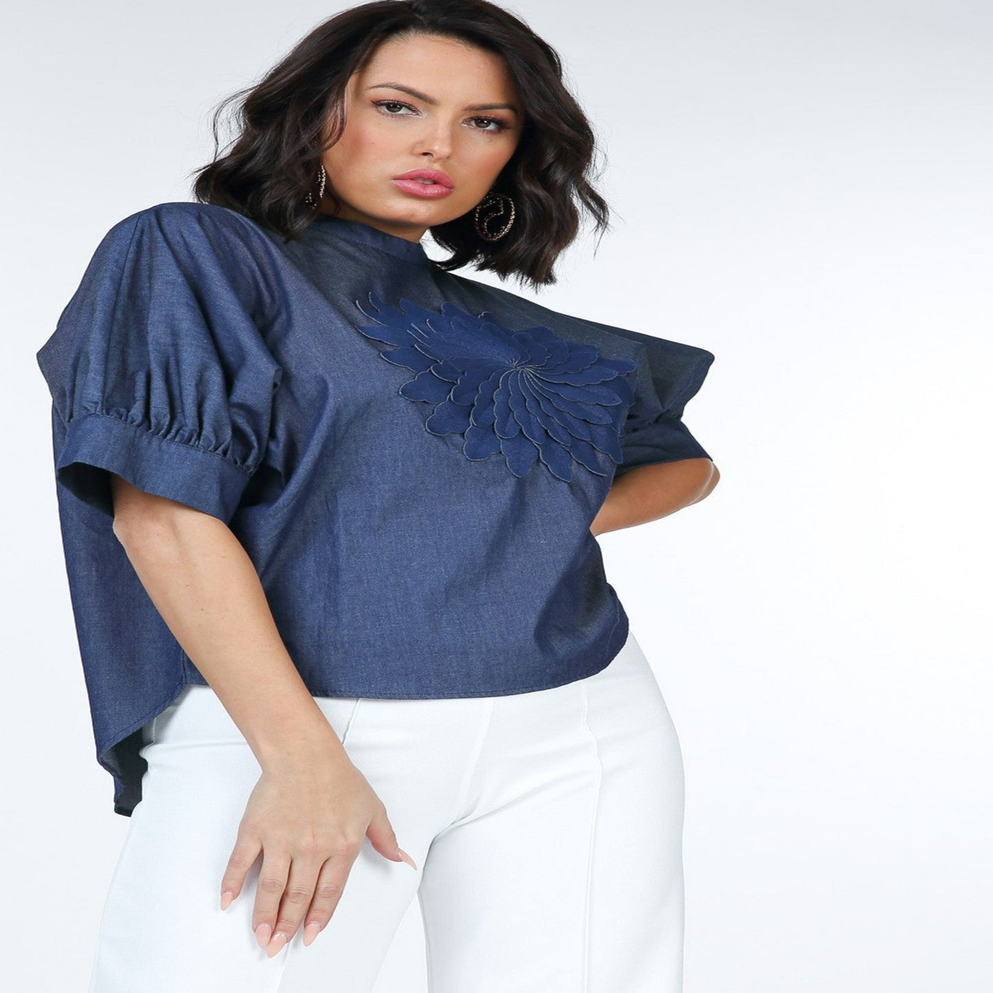 Lady Denim Flower