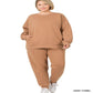 Girlie Plus Deep Camel Sweatsuit