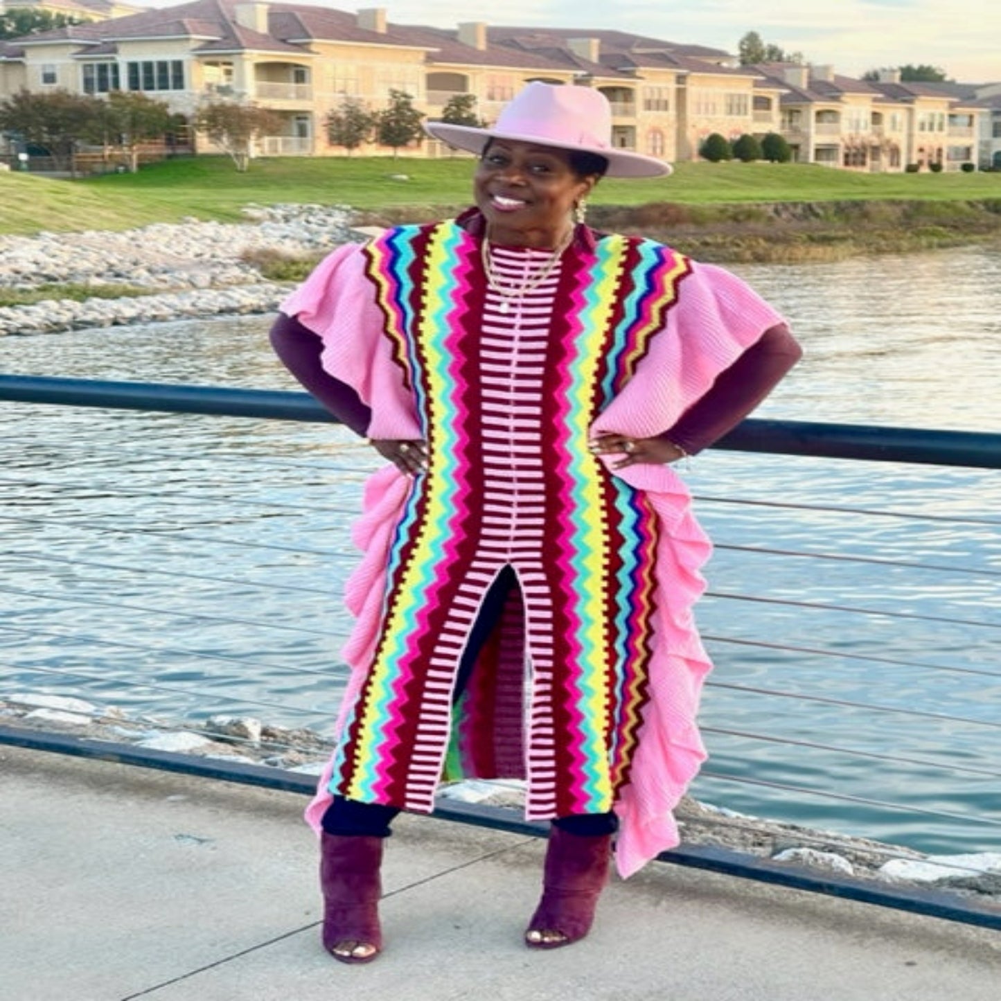 Lady Crochetta Vibrant Tunic