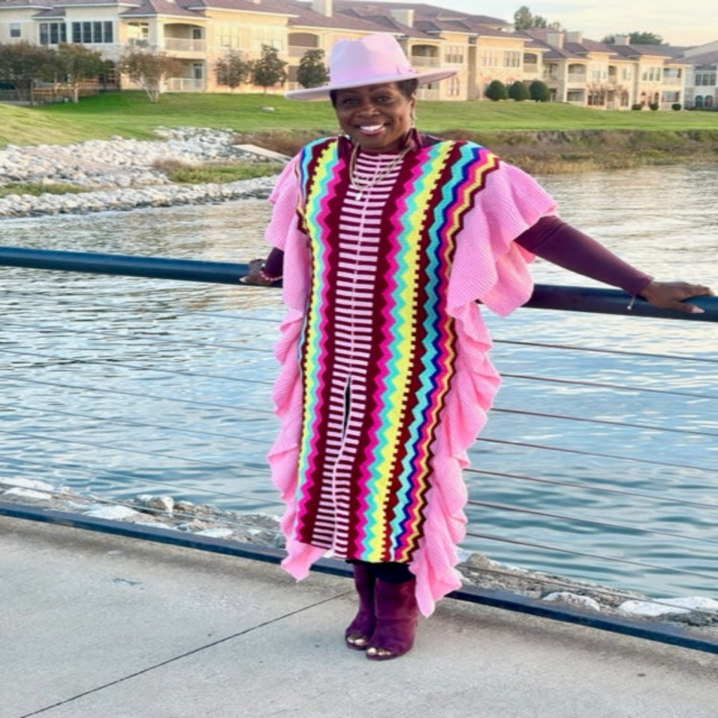Lady Crochetta Vibrant Tunic